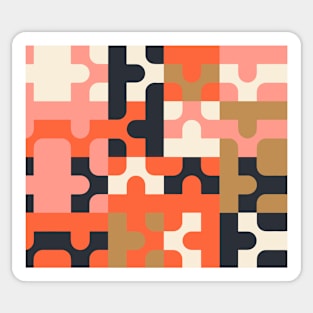 Geometric abstract pattern Sticker